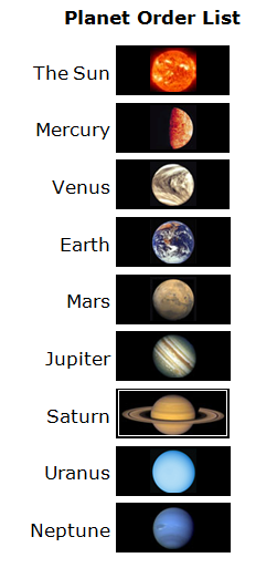 names of planets